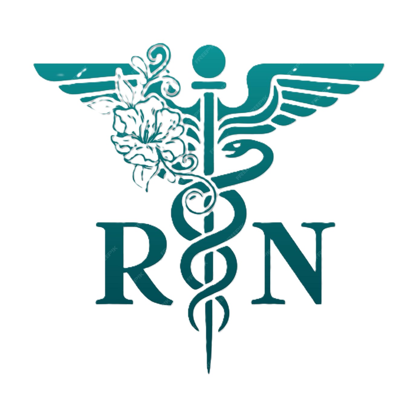 registered-nurse-medical-symbol-with-rn-text-flower-caduceus-symbol-rn-nurse-sticker_643328-596